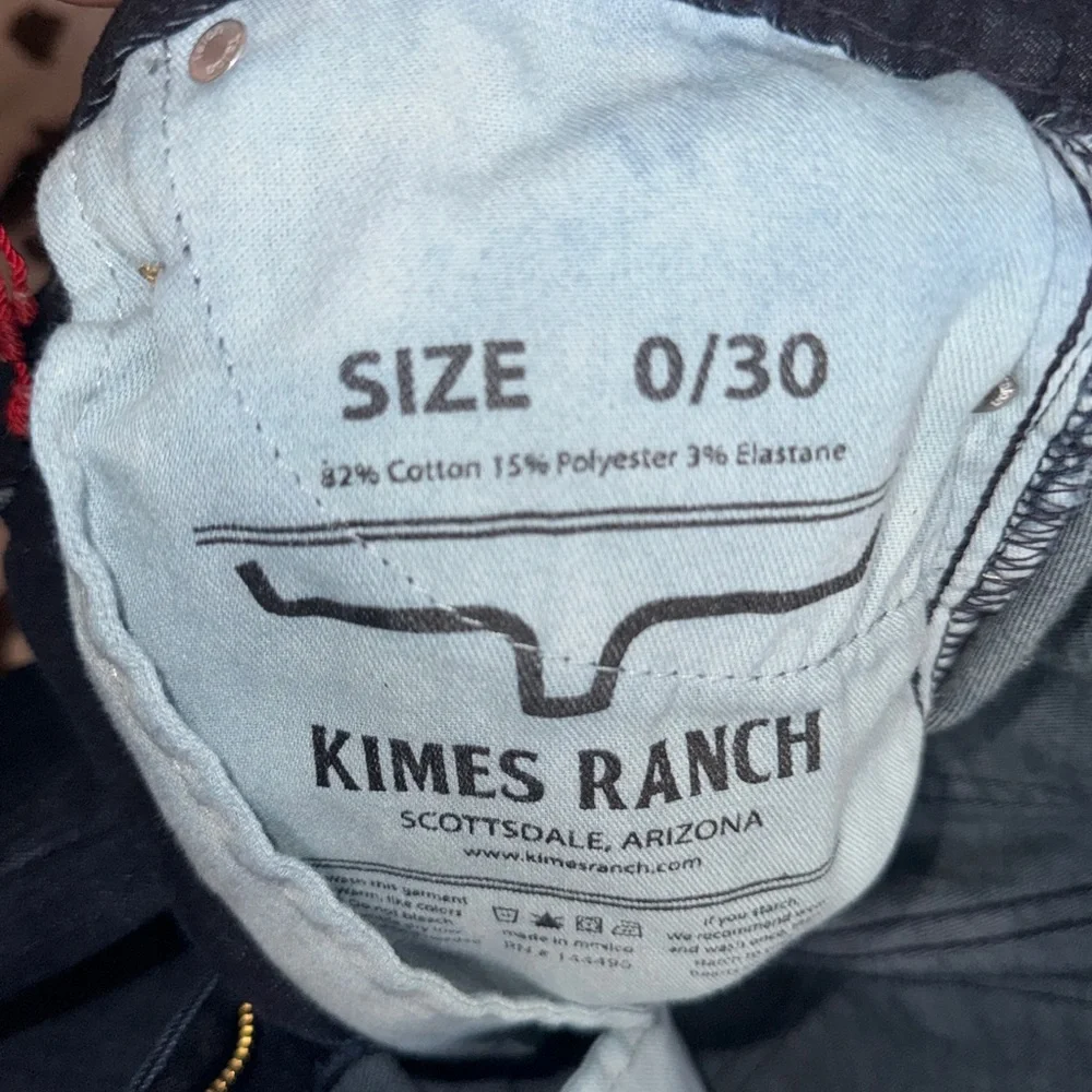 Kimes Ranch Dark Indigo wide leg - Picture 3 of 3